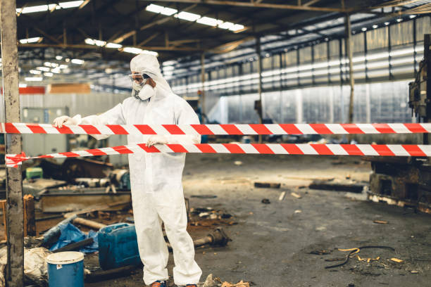 Professional Infectious Disease Decontamination technician working in Middletown, NJ